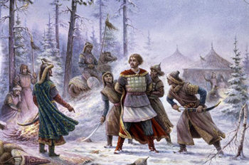 'Эпизод русской жизни во время татаро-монгольского ига', Н. Куландин