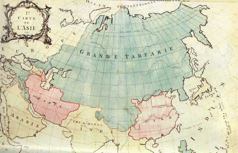 Карта 1754 г. Le Carte de l’Asie